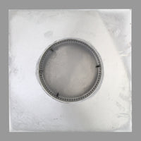 Static Vents - Round Back Roof Vent | 5" Diameter | 2" Tall Collar | Flat Flange | 19 Sq. In. NFA