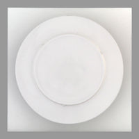 Static Vents - Round Back Roof Vent | 5" Diameter | 2" Tall Collar | Flat Flange | 19 Sq. In. NFA