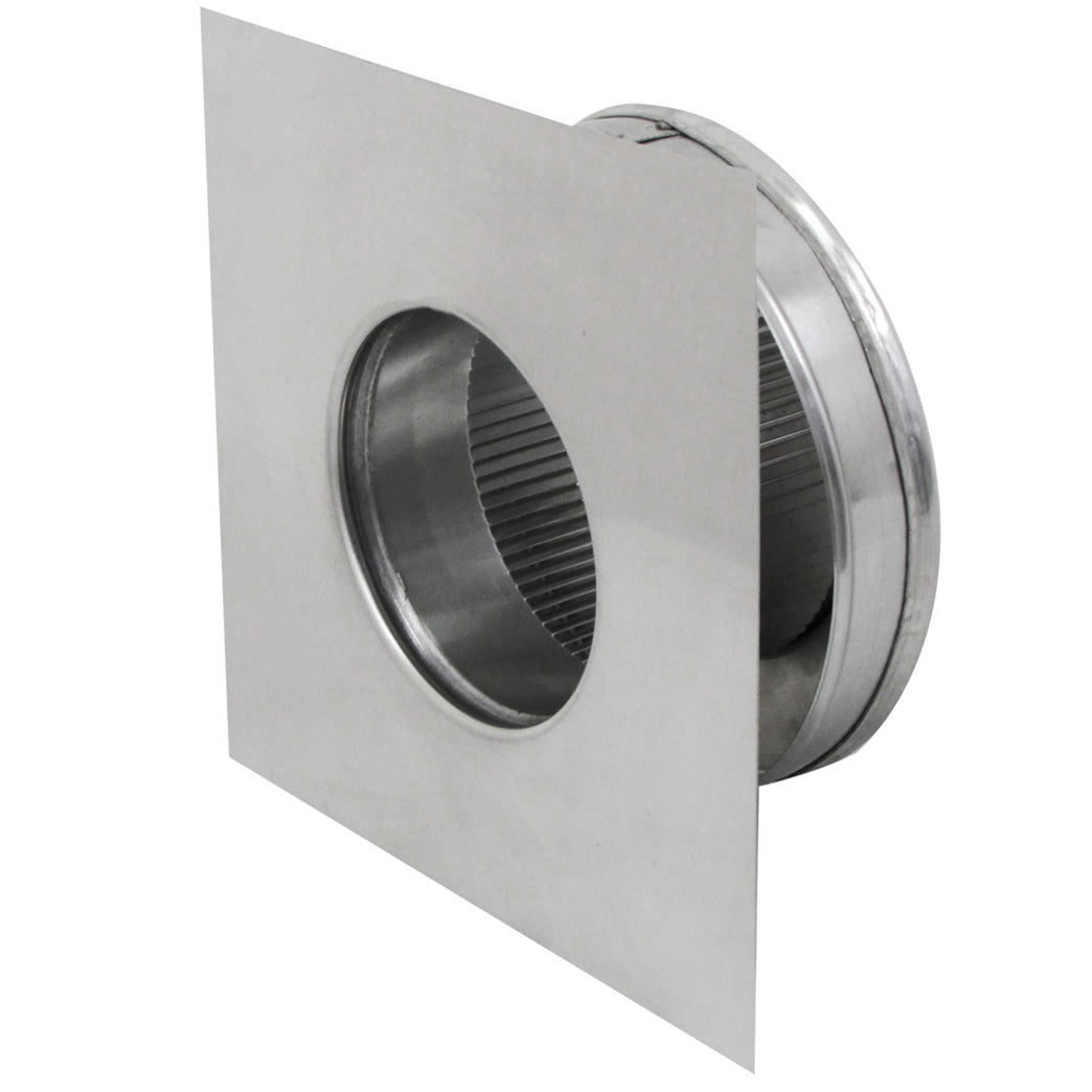 Model RBV-5-C2 | Round Back Roof Vent | 5" Diameter | 2" Tall Collar | Flat Flange | 19 Sq. In. NFA