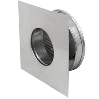 Static Vents - Round Back Roof Vent | 5" Diameter | 2" Tall Collar | Flat Flange | 19 Sq. In. NFA - Active Ventilation Products