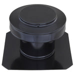 Static Vents - Round Back Roof Vent | 5" Diameter | 4" Tall Collar | Flat Flange | 19 Sq. In. NFA