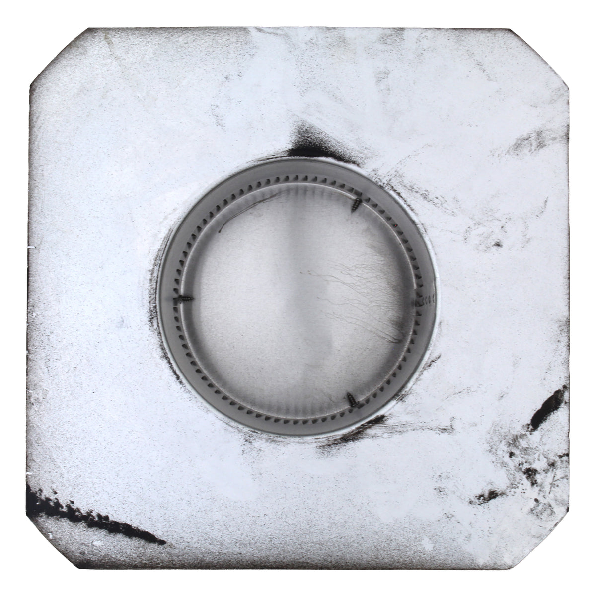 Static Vents - Round Back Roof Vent | 5" Diameter | 4" Tall Collar | Flat Flange | 19 Sq. In. NFA