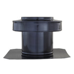 Static Vents - Round Back Roof Vent | 5" Diameter | 4" Tall Collar | Flat Flange | 19 Sq. In. NFA