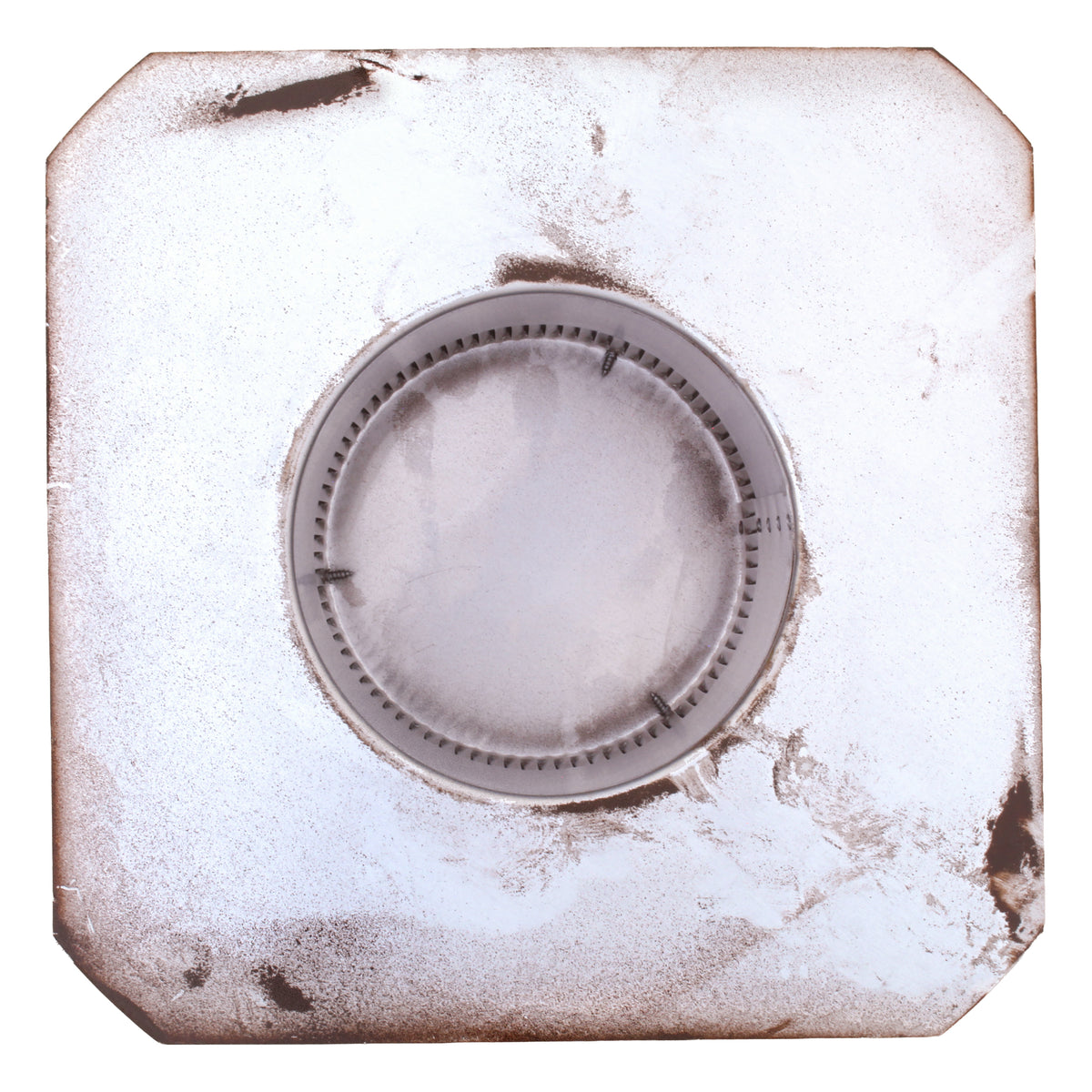 Static Vents - Round Back Roof Vent | 5" Diameter | 4" Tall Collar | Flat Flange | 19 Sq. In. NFA