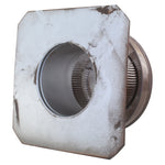 Static Vents - Round Back Roof Vent | 5" Diameter | 4" Tall Collar | Flat Flange | 19 Sq. In. NFA