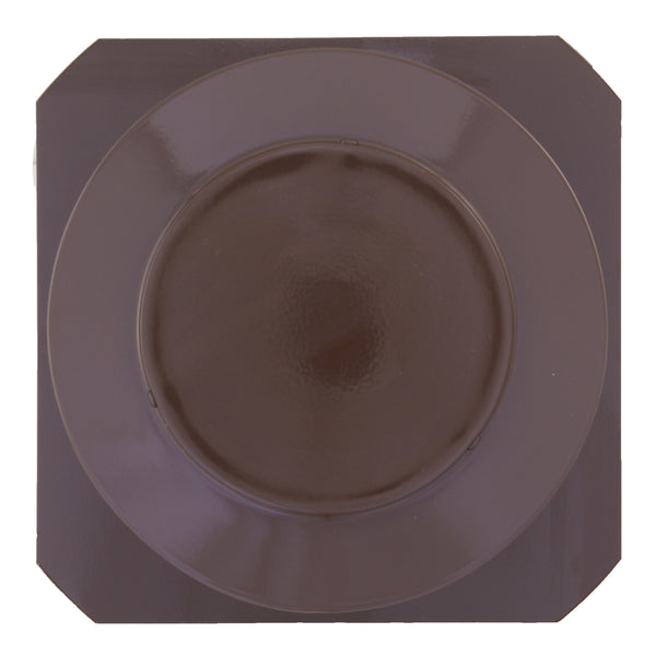 Static Vents - Round Back Roof Vent | 5" Diameter | 4" Tall Collar | Flat Flange | 19 Sq. In. NFA | Top View