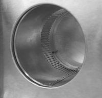 Static Vent 5" with Curb Mount Sub Base - Round Back Vent | 5" Diameter | 4" Tall Collar | 19 Sq. In. NFA - Active Ventilation Products