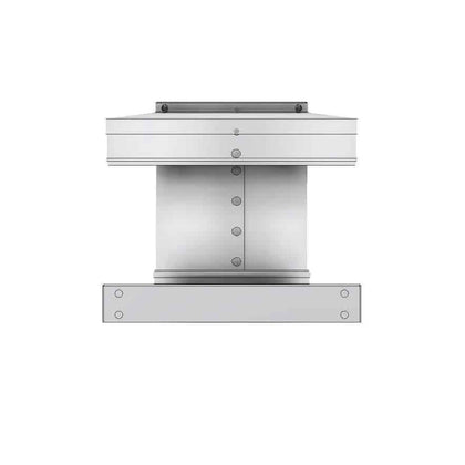 Static Vent 5" with Curb Mount Sub Base - Round Back Vent |  5" Diameter | 4" Tall Collar  |  19 Sq. In. NFA