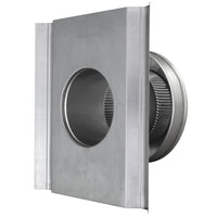 Round Back Roof Vent for SM-Rib Panel | 5" Diameter | 4" High Collar | Metal Roof | 19 Sq. In. NFA