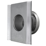 Round Back Roof Vent for SM-Rib Panel | 5" Diameter | 4" High Collar | Metal Roof | 19 Sq. In. NFA