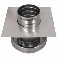 Model RBV - 5 - C4 - TP | Round Back Vent | 5" Diameter | 4" Tall Collar | Tail Pipe - Active Ventilation Products