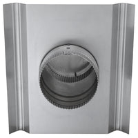 Round Back Roof Jack for SM-Rib Panel | 5" Diameter | 4" Tall Collar | Metal Roof