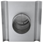 Round Back Roof Jack for SM-Rib Panel | 5" Diameter | 4" Tall Collar | Metal Roof