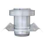 Round Back Roof Jack for SM-Rib Panel | 5" Diameter | 4" Tall Collar | Metal Roof