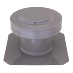 Static Vents - Round Back Roof Vent | 5" Diameter | 4" Tall Collar | Flat Flange | 19 Sq. In. NFA