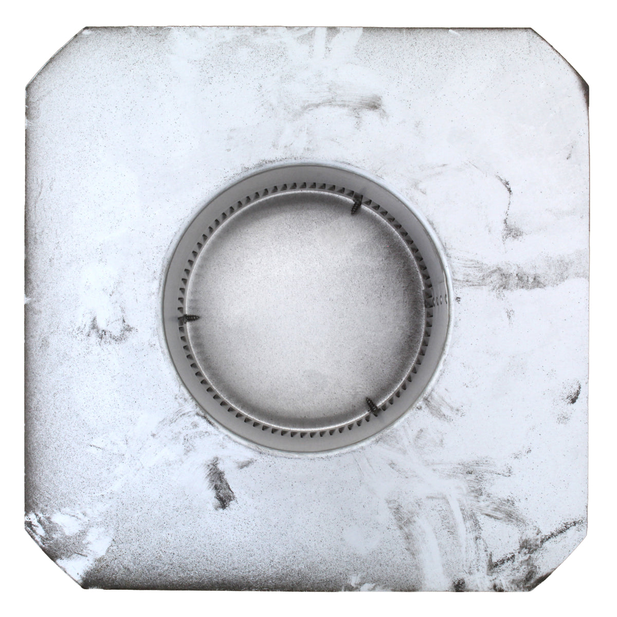 Static Vents - Round Back Roof Vent | 5" Diameter | 4" Tall Collar | Flat Flange | 19 Sq. In. NFA