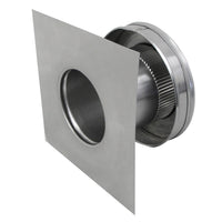 Static Vents - Round Back Roof Vent | 5" Diameter | 4" Tall Collar | Flat Flange | 19 Sq. In. NFA - Active Ventilation Products