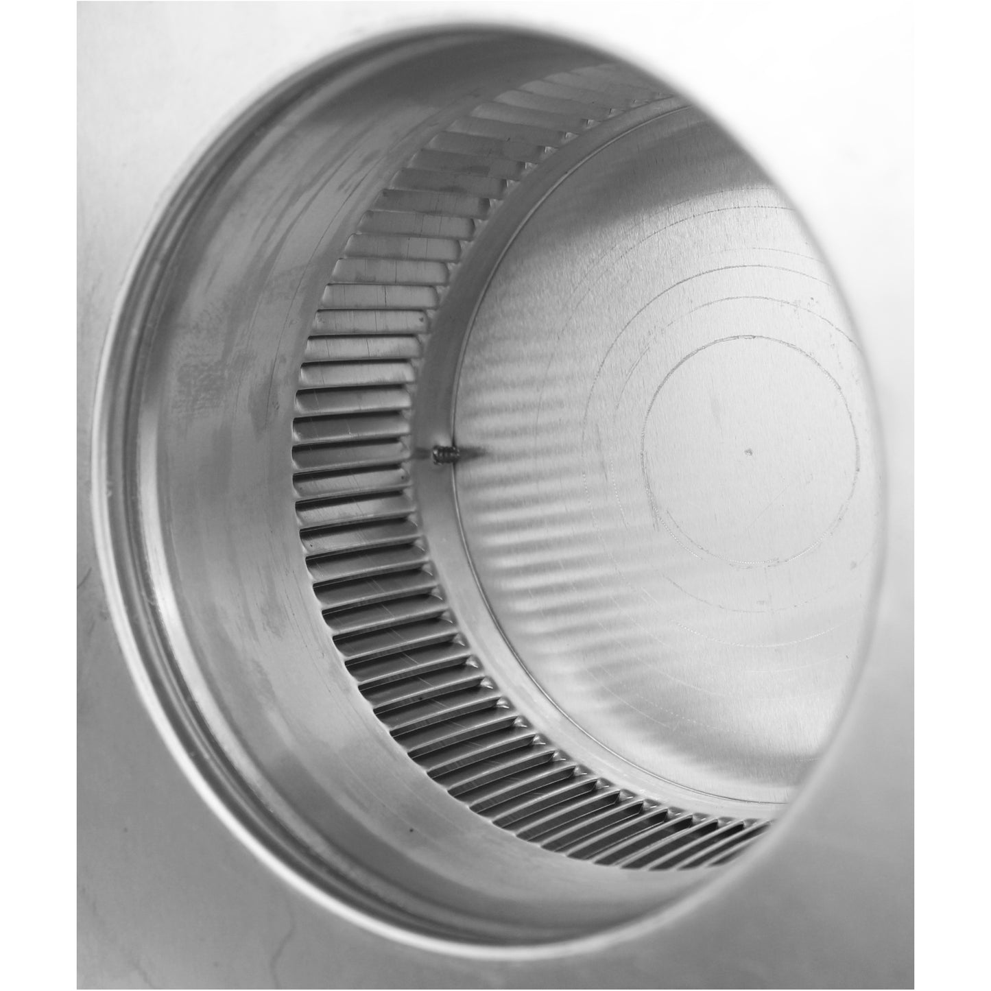 Model RBV-5-C2 | Round Back Roof Vent | 5" Diameter | 2" Tall Collar | Flat Flange | 19 Sq. In. NFA