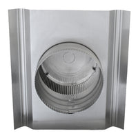 Round Back Roof Jack for SM-Rib Panel | 6" Diameter | 2" Tall Collar | Metal Roof