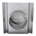 Round Back Roof Jack for SM-Rib Panel | 6" Diameter | 2" Tall Collar | Metal Roof