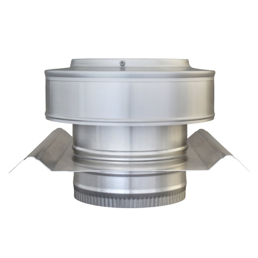 Round Back Roof Jack for SM-Rib Panel | 6" Diameter | 2" High Collar | Metal Roof