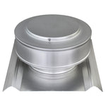 Round Back Roof Vent for SM-Rib Panel | 6" Diameter | 2" High Collar | Metal Roof | 28 Sq. In. NFA