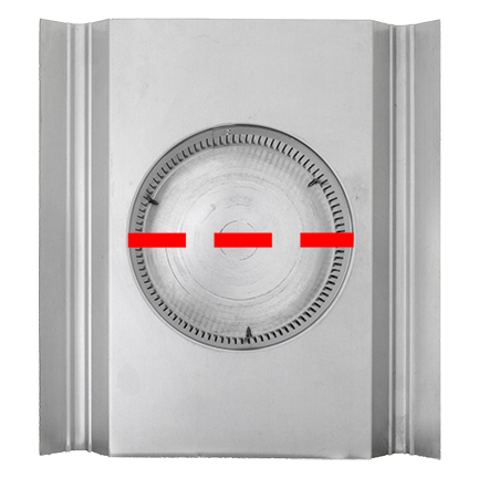 Round Back SM-Rib Panel Vents for Metal Roofs