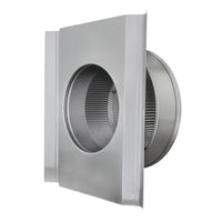 Round Back Roof Vent for SM-Rib Panel | 6" Diameter | 2" High Collar | Metal Roof | 28 Sq. In. NFA
