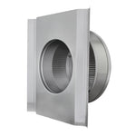 Round Back Roof Vent for SM-Rib Panel | 6" Diameter | 2" High Collar | Metal Roof | 28 Sq. In. NFA