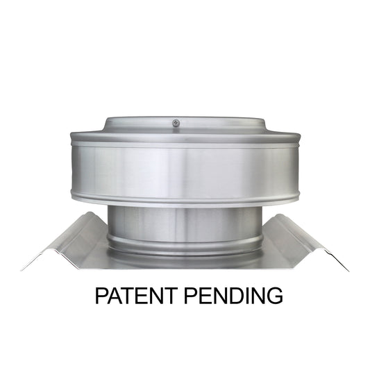 Round Back Roof Vent for SM-Rib Panel | 6" Diameter | 2" High Collar | Metal Roof | 28 Sq. In. NFA
