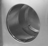 Static Vent 6" with Curb Mount Sub Base - Round Back Vent | 6" Diameter | 4" Tall Collar | 28 Sq. In. NFA - Active Ventilation Products