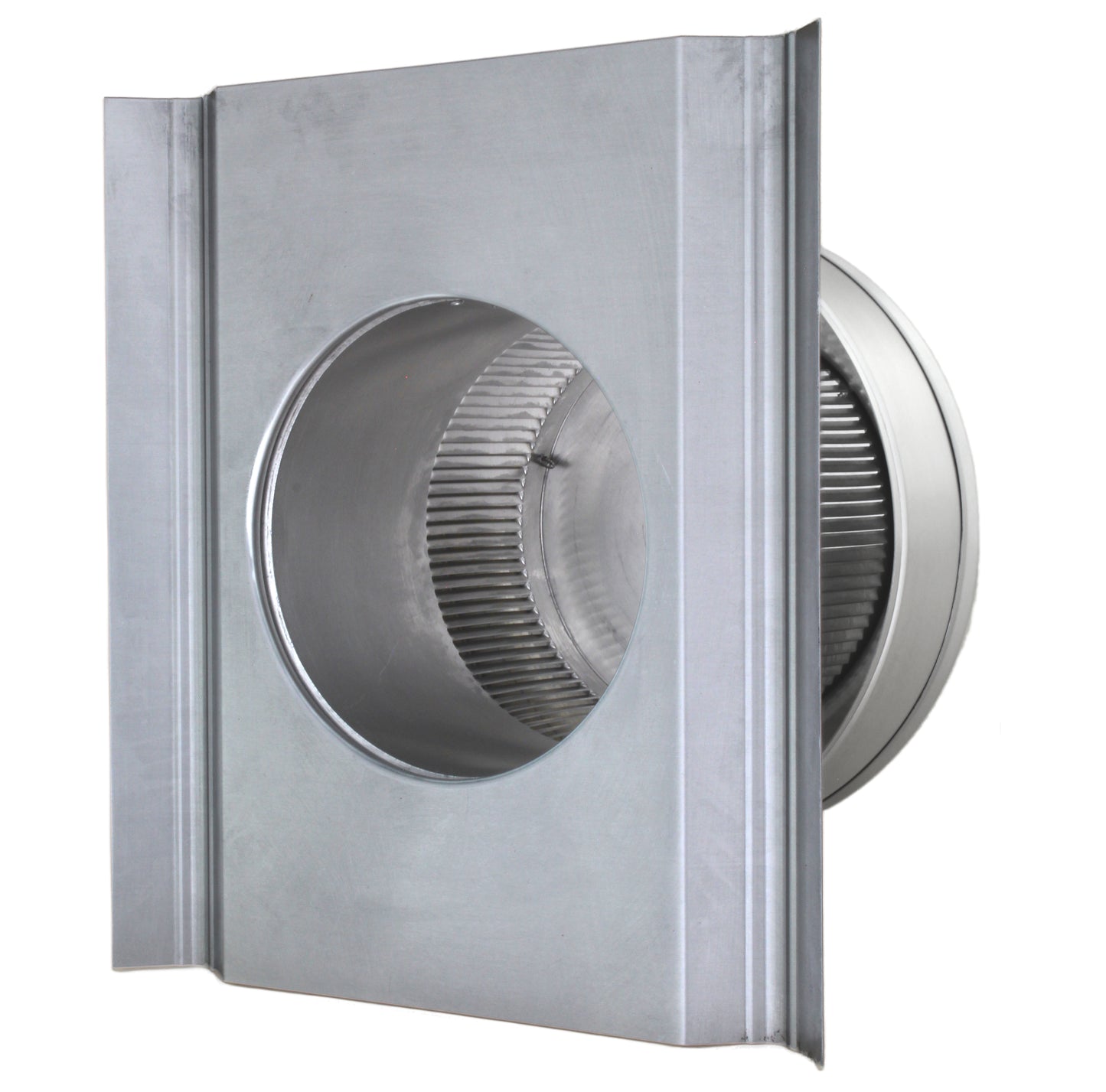 Round Back Roof Vent for SM-Rib Panel | 6" Diameter | 4" High Collar | Metal Roof | 28 Sq. In. NFA