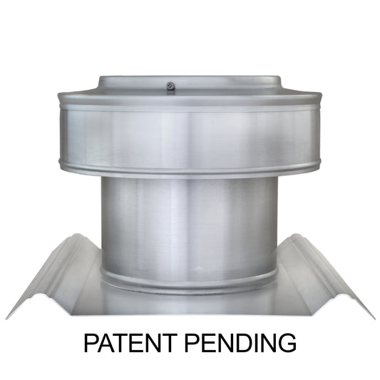 Round Back Roof Vent for SM-Rib Panel | 6" Diameter | 4" High Collar | Metal Roof | 28 Sq. In. NFA