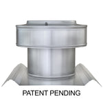 Round Back Roof Vent for SM-Rib Panel | 6" Diameter | 4" High Collar | Metal Roof | 28 Sq. In. NFA
