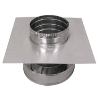 Model RBV - 6 - C4 - TP | Round Back Vent | 6" Diameter | 4" Tall Collar | Tail Pipe - Active Ventilation Products