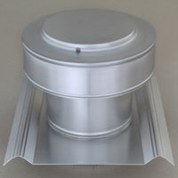 Round Back Roof Jack for SM-Rib Panel | 6" Diameter | 4" Tall Collar | Metal Roof