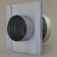 Round Back Roof Jack for SM-Rib Panel | 6" Diameter | 4" Tall Collar | Metal Roof
