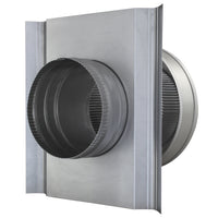 Round Back Roof Jack for SM-Rib Panel | 6" Diameter | 4" Tall Collar | Metal Roof