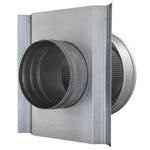 Round Back Roof Jack for SM-Rib Panel | 6" Diameter | 4" Tall Collar | Metal Roof