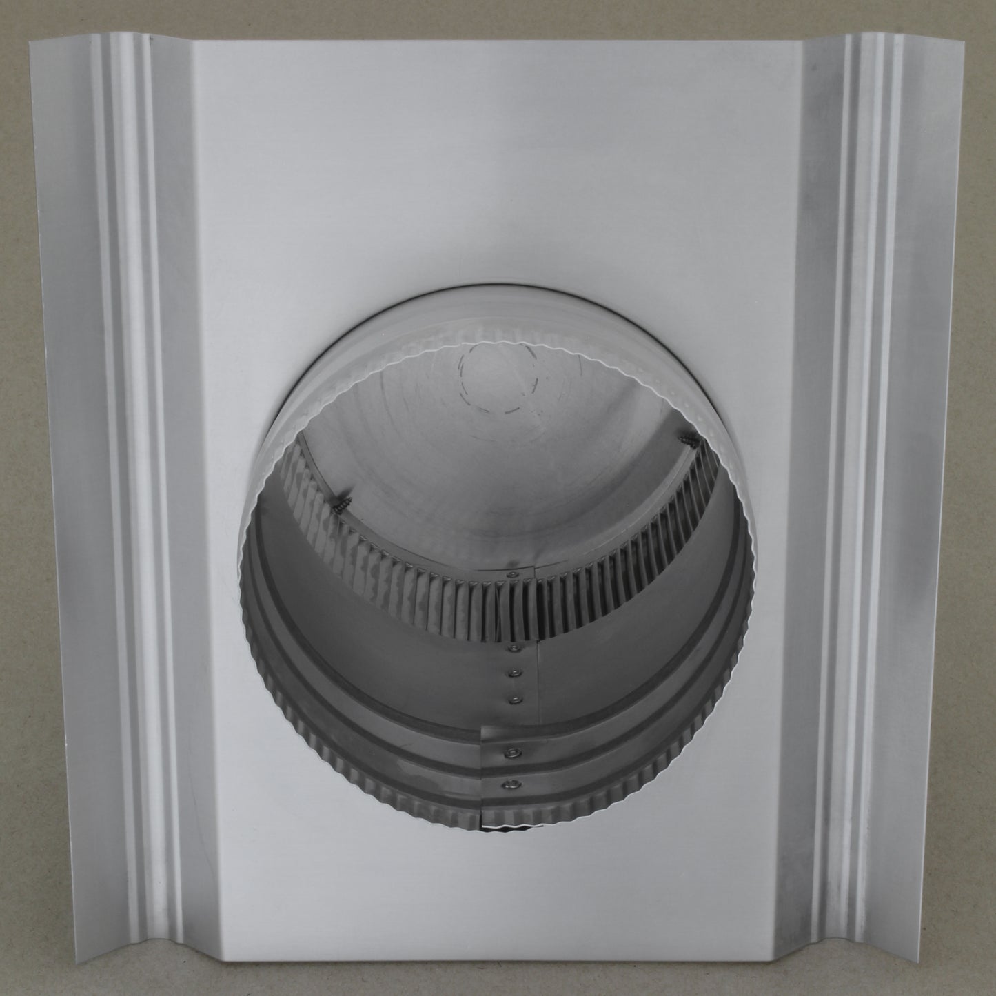 Round Back Roof Jack for SM-Rib Panel | 6" Diameter | 4" Tall Collar | Metal Roof