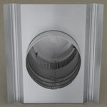 Round Back Roof Jack for SM-Rib Panel | 6" Diameter | 4" Tall Collar | Metal Roof