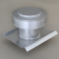 Round Back Roof Jack for SM-Rib Panel | 6" Diameter | 4" Tall Collar | Metal Roof