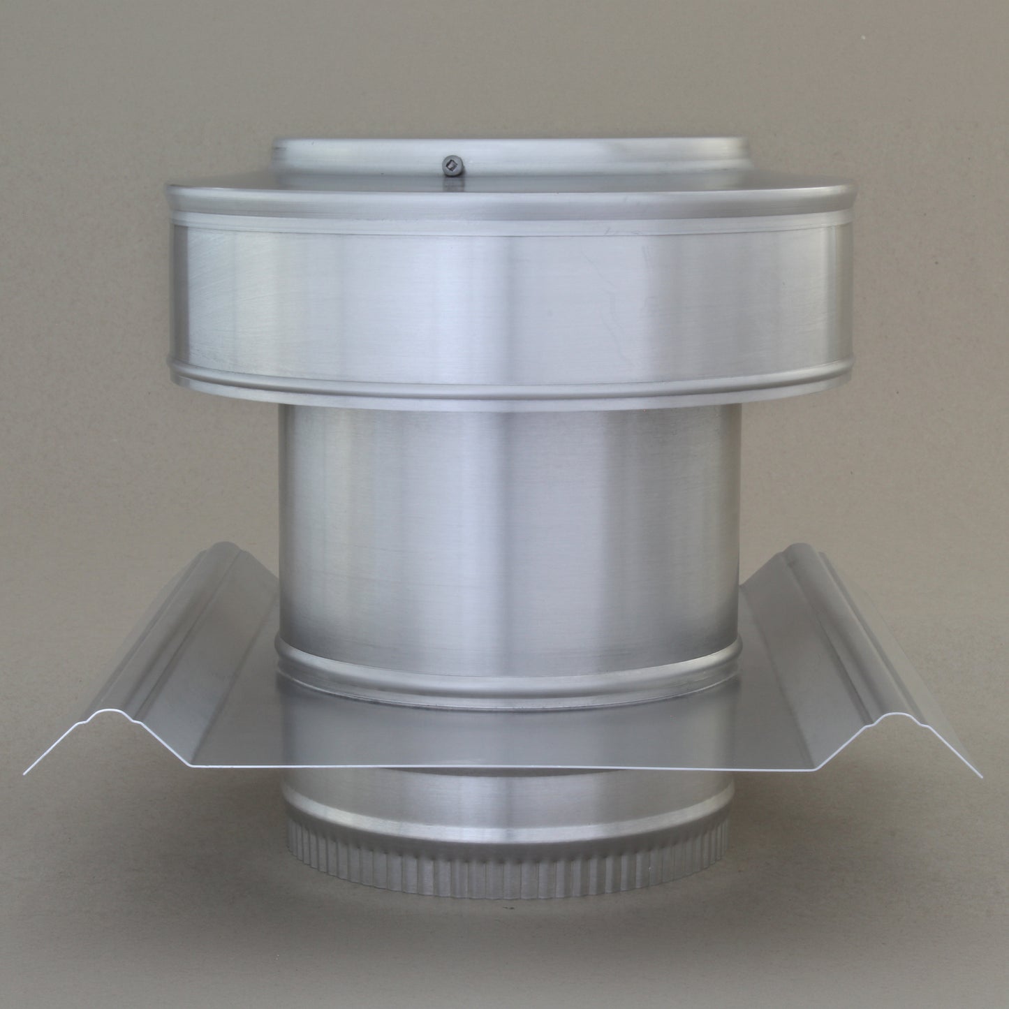 Round Back Roof Jack for SM-Rib Panel | 6" Diameter | 4" Tall Collar | Metal Roof