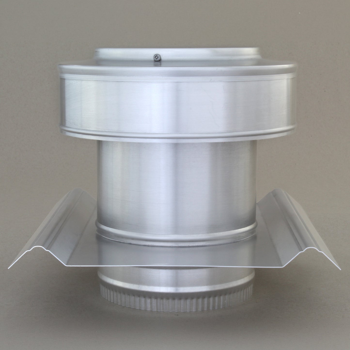 Round Back Roof Jack for SM-Rib Panel | 6" Diameter | 4" Tall Collar | Metal Roof