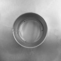 Static Vents - Round Back Roof Vent | 6" Diameter | 4" Tall Collar | Flat Flange | 28 Sq. In. NFA - Active Ventilation Products