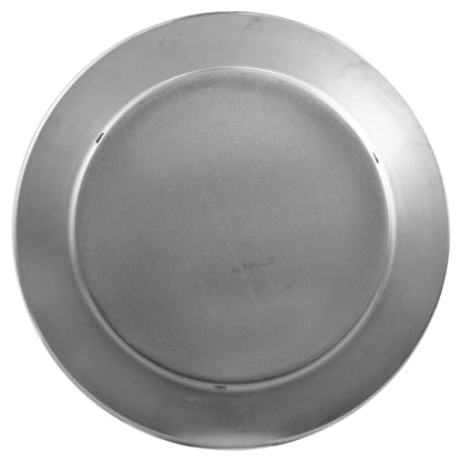 Model RBV-6-C2 | Round Back Roof Vent | 6" Diameter | 2" Tall Collar | Flat Flange | 28 Sq. In. NFA