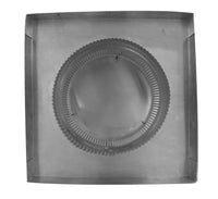Model RBV - 7 - C2 - CMF - TP | Round Back Vent | 7" Diameter | " 2" Tall Collar | Curb Mount Flange | Tail Pipe - Active Ventilation Products