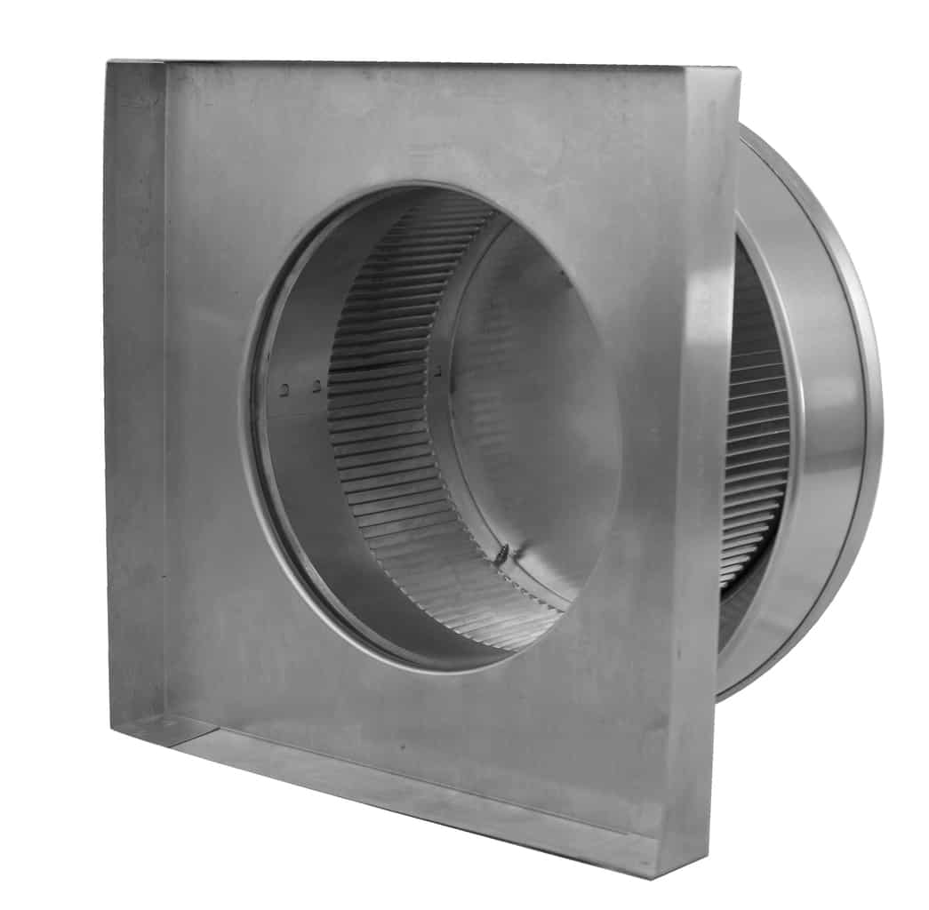 Model RBV-7-C2-CMF | Round Back Static Vent |  7" Diameter | 2" Tall Collar  |  38 Sq. In. NFA