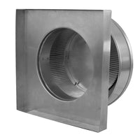 Static Vent 7" with Curb Mount Sub Base - Round Back Vent | 7" Diameter | 2" Tall Collar | 38 Sq. In. NFA - Active Ventilation Products