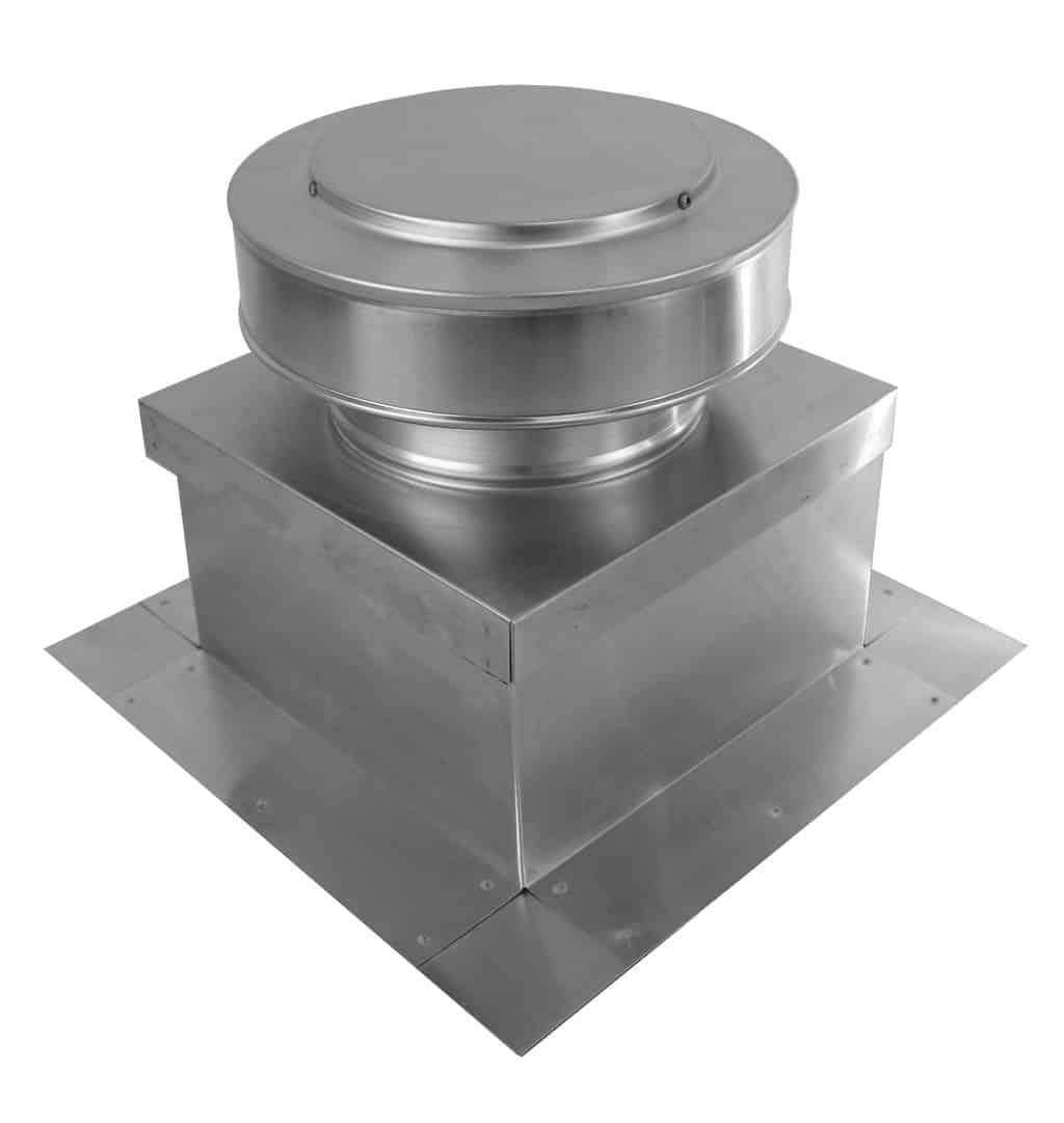 Model RC-7-H6-Ins |  Roof Curb for 7" Diameter Vent | 6" high walls | Insulated Walls